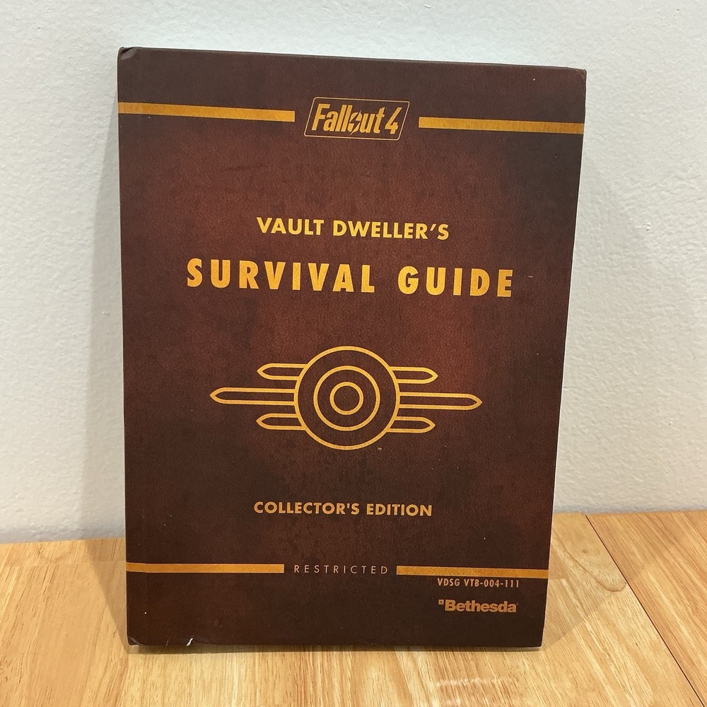 Fallout 4 Vault Dwellers Survival Guide BOOK ONLY Collector's Edition Hardcover